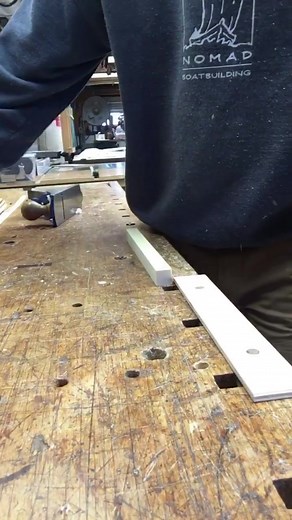 1.1M views · 5.1K reactions | Simple and effective, bench stops a la Scott Landis's Workbench book as demonstrated by Matk Reuten @nomadboatbuilding who says: "work holding is the key to efficient woodworking". #woodreview #woodworkers #woodworkersofinstagram #woodworkingproject #woodworking #woodworkinglove #woodworkingcommunity #workbench #woodworkingskills #woodworkingtips #woodwork #carpentrylife #jigmaking | Wood Review | Facebook