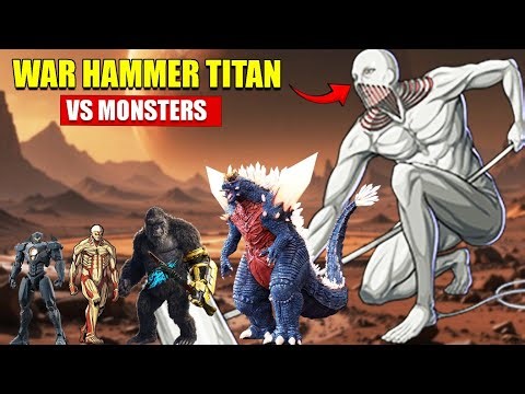 War Hammer Titan vs Giant Monsters | 3D Monster Size Comparison 2025