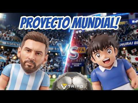 Messi vs. Oliver Atom! I created the Ultimate Foosball Table in 3D Printing 🏆 (Tripo)