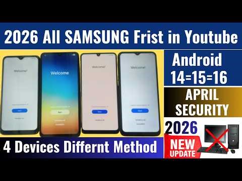 Samsung FRP Bypass ✅ Android 14-15-16 |April Patch 2026 | ✅100% Working ✅ No Flash✅ New Trick