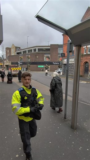 Nocashash0 | Random Encounters: community support officer #creatorsearchinsights ##policeofficer##streetinterviews##publicinterview##policeman | Instagram
