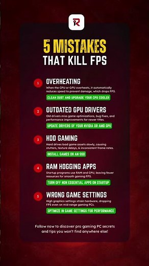 5 Mistakes That Kill FPS in Your Gaming PC | Boost FPS & Fix PC Performance