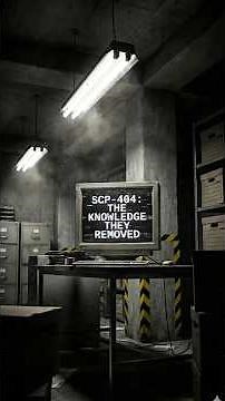 SCP-404: The Truth They Erased From Your Mind