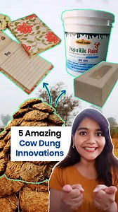 Here are 5 incredible cow dung innovations you need to know about. >> #sustainableinnovations #cowdung #ecofriendlyinnovation #EnvironmentallyFriendly #GreenTechnology #BioEnergy #RenewableResources [Sustainable Innovations, Cow Dung Innovations, Ecofriendly Innovations, Green Technology, Bioenergy] | TheBetterIndia
