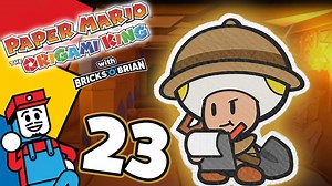 Digging into the disco tomb - Paper Mario Origami King with Bricks 'O' Brian