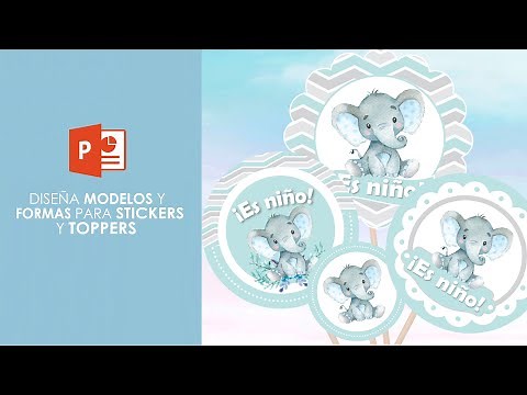 How to design STICKERS AND TOPPERS with PowerPoint