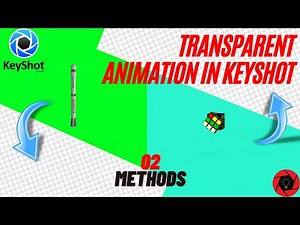 How to Render a Transparent Animation in KeyShot | KeyShot Tutorial || BIG problem- short solution|