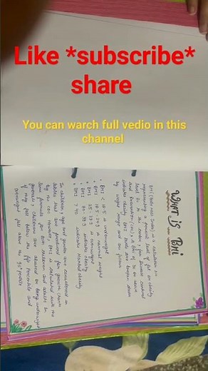 Class 11th project on BMI physical education #project #class11