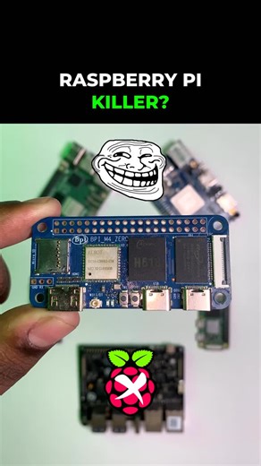 Stupid Techy on Instagram: "Raspberry Pi Killer! Raspberry Pi End Game? Banana Pi M4 Zero #reels #shorts #gadgets #tech"