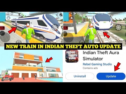 Finally Indian Theft Aura Simulator New Update 🤯🔥| New Train+Night Mode Update | Harsh in Game