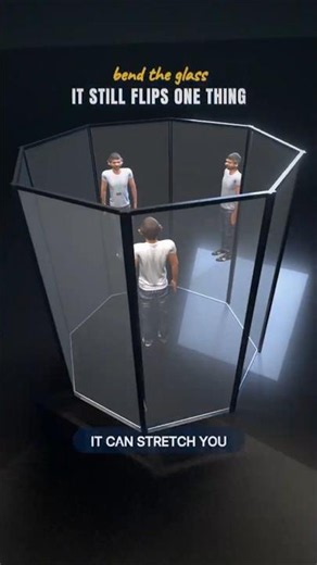 Why mirrors don't actually flip up and down #physics #education #shorts