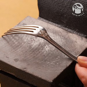 18M views · 50K reactions | How to transform ordinary fork into bracelet and more | Lady Panda | Facebook