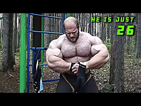 THE YOUNGEST MAD RUSSIAN POWERHOUSE WITH MONSTER PHYSIQUE - THE FREAK OF RUSSIA Andrey Smaev