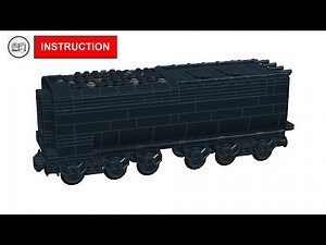 LEGO Train instruction - Milwaukee Road S3 Northern 4-8-4 - MOC