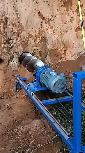 Massive Piling Rig Drills Through Dirt Wall – Incredible Construction in Action!
