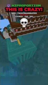 minecraft op seed part-14 💀 #minecraft