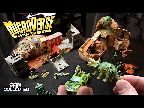 Jurassic Park Lost World MicroVerse Haul & Toy Review (Lab, T-Rex Trap) Micro Playsets from 1996