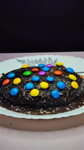 5 Minute Oreo Cake recipe ASMR Cooking #asmr #shorts