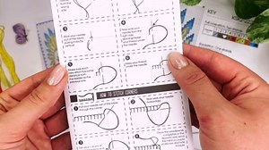 Counted Cross Stitch Bookmark Kit 'Tipi' - DIY Embroidery Set for Adults