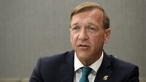 MSU President Samuel Stanley speaks about Nassar case