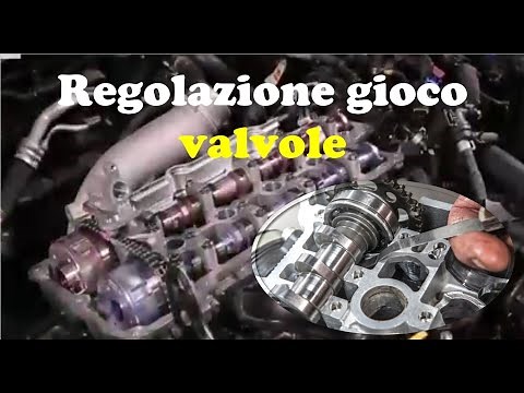 Regolazione gioco valvole (Italiano)