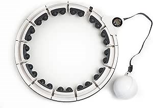 Schooled Smart Weighted Hula Hoops for Adult Exercise - Built in Round Counter and Calorie Loss Indicator'