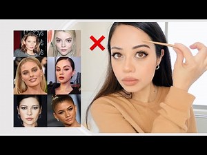 Eyebrows can enhance your facial features & face shape | Best brows for you +Demo | Tia Obed