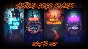 🎃 Spooky 2D Vector Halloween Logo Reveal Template | Final Cut Pro | Customize Your Spooky Text | Download!