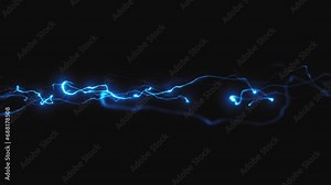 Glowing Distorted Light String In Slow Motion/ 4k animation of an abstract 3d glowing light filament slowly snaking on a distorted path with ambient occlusion and depth of field