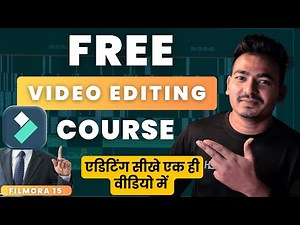 FREE Full Video Editing Course | Wondershare Filmora 15 Video Editing Course for Beginners