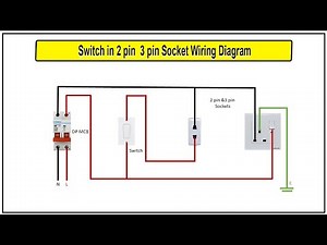How to Make Switch in 2-pin 3-pin Socket Wiring Diagram | Socket | switch