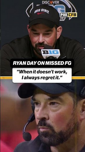 Ryan Day on Missed FG & failed 4th down attempt in the Red Zone 👀 #ohiostate #buckeyes #football