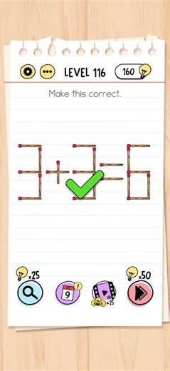 Brain Test Level 116 Solution & Walkthrough | Tricky Puzzles (Android & iOS Shorts)