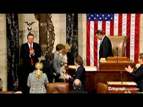 Gabrielle Giffords bids farewell to Congress