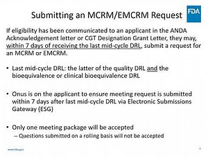 GDUFA III MCRM External Training Presentation final