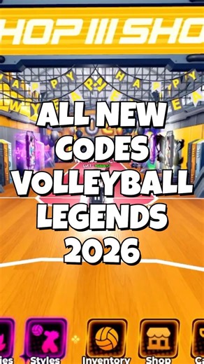 All New Codes in Volleyball Legends Roblox (Update)