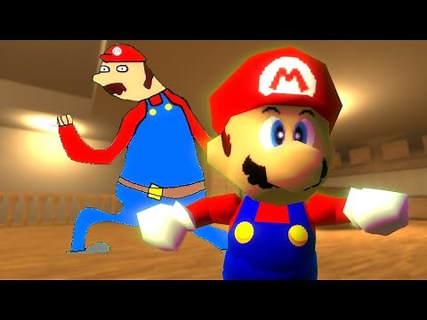 Garry's Mod - Super Mario 64 Vs. Mario Nextbot