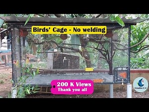 Love birds' cage - no welding | Birds' cage