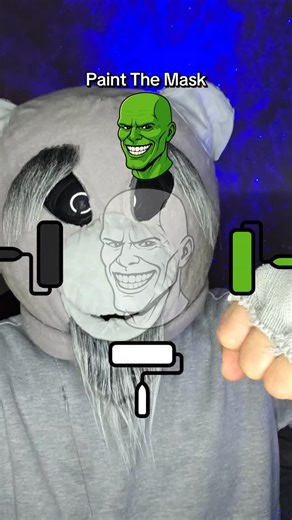 Alien.8888 on Instagram: "Paint the Mask 👽️💦#painting #coloring #puzzle #iq"