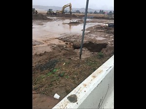 Sinkhole Opens Up In Banning Amid Rainy Weather