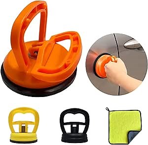 Dent Puller,3 Packs Car Dent Puller, Powerful Handle Lifter Dent Removal Kit,Dent Puller Kit and Dent Remover Tool for Car Body Dent,Glass,Screen, Tiles， Granite Lifting and Smooth Objects