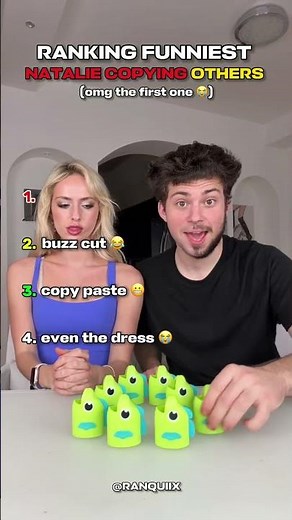 Ranking Funniest Natalie Copying Others (omg the first one 😭) #shorts #funny #tiktok #moments