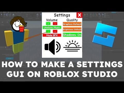 How to Make a Settings GUI on Roblox Studio! | CurlyFriStudios