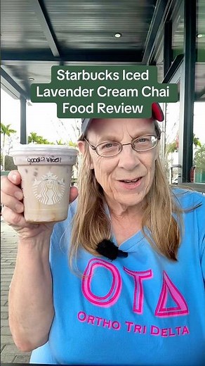 Starbucks Iced Lavender Cream Chai Food Review #starbucks #chai #foodreviews