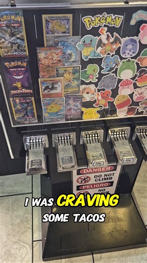 Pokemon vending machine spotted in the wild AGAIN! #pokemoncards #pokemontcg #pokemonvendingmachine
