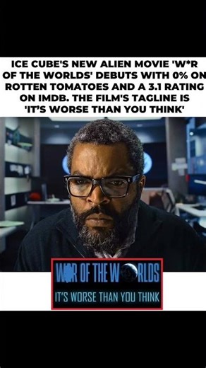 Ice Cube’s Alien Movie Got 0%… And He Called It “Worse Than You Think” #icecube #alien #shorts