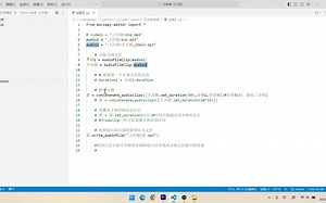 记录：python关于用moviepy 将音频设定在对应位置的方法