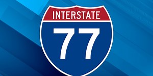 Semi-truck catches fire, causes traffic jam on I-77