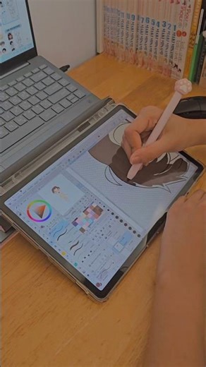 Draw With Me วาดทรงผมผู้ชายกันค่า | Valendeere🌷✨️ #artist #art #tablet #draw #drawing #digitalart