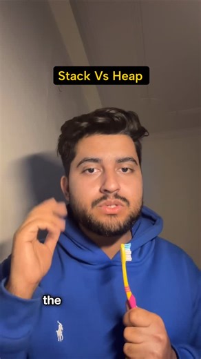 Faisal Dilshad | The Important concept of Stack Vs Heap and how data is stored in memory . . . . . This is a Simple Analogy . [coding, web development ,... | Instagram